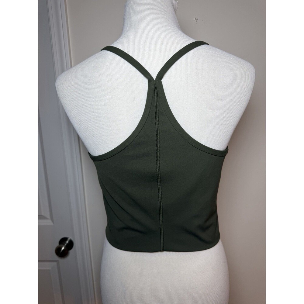 Vuori Crop Tank Top Green Women’s Large Workout Performance - Picture 3 of 8
